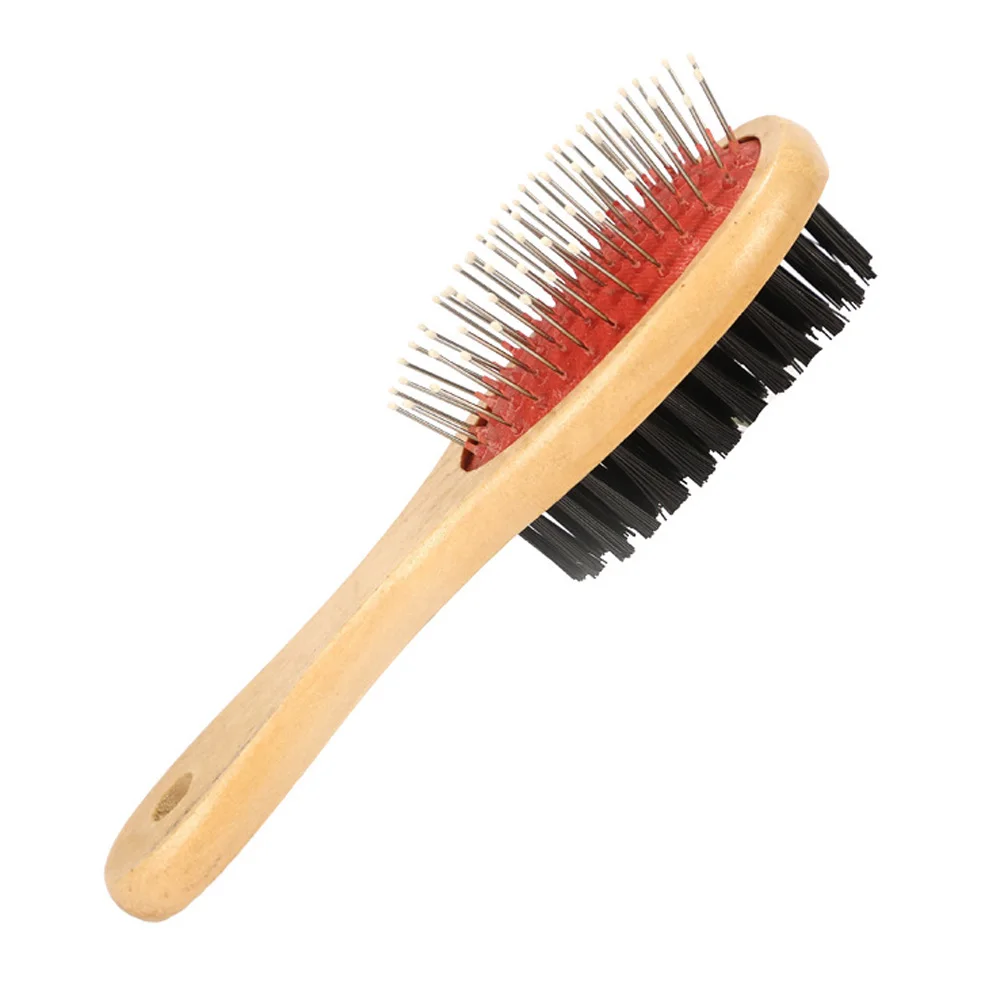 Двухсторонний Расческа для животных большой Щетка собак гребень кошек собачья