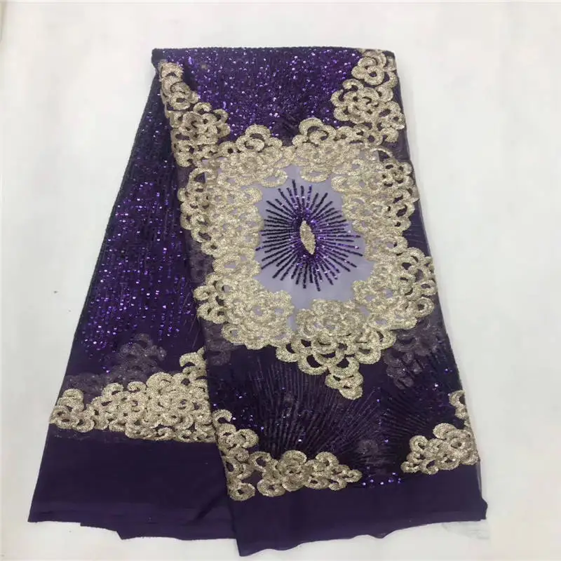 2019 новый дизайн французский нигерийские кружева ткани высокого качества Тюль