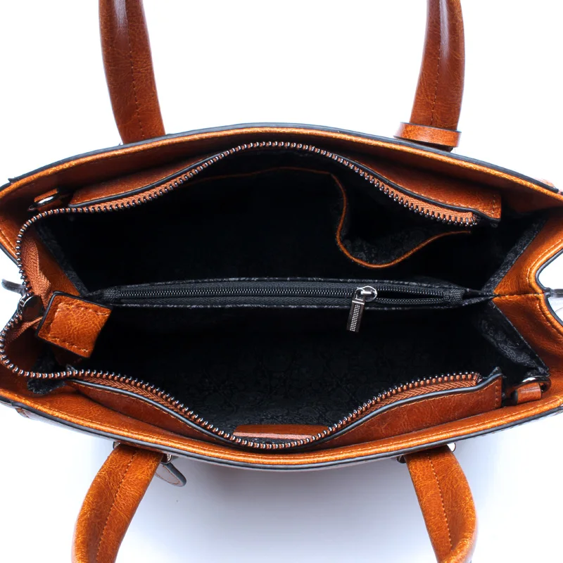 

Luxury Designer Lady 100% Genuine Leather Bags Female Summer Women Bag Handbags Crossbody Messenger Shoulder Bag Tote Black