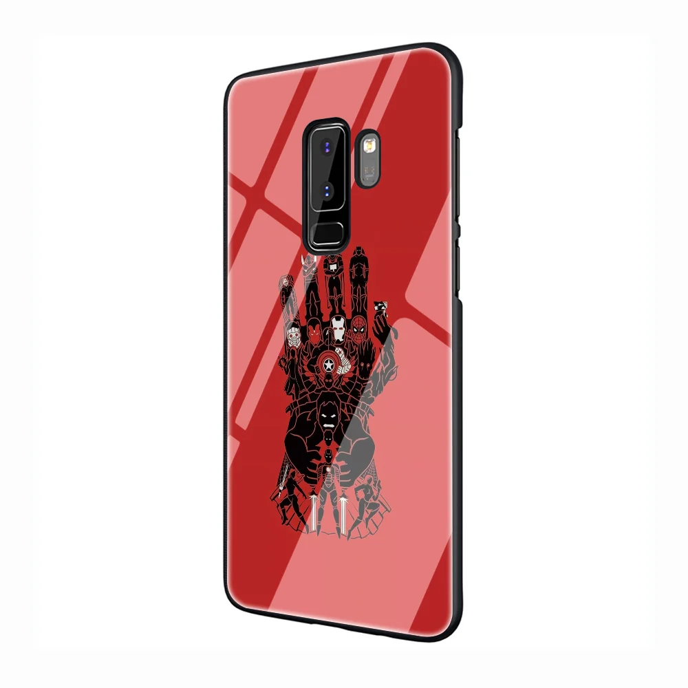 G8 Чудесные Супергерои закаленное Стекло чехол для телефона для samsung Galaxy S7 край S8 S9 S10 Note 8, 9, 10, плюс A10 20 30 40 50 60 70 - Цвет: G8