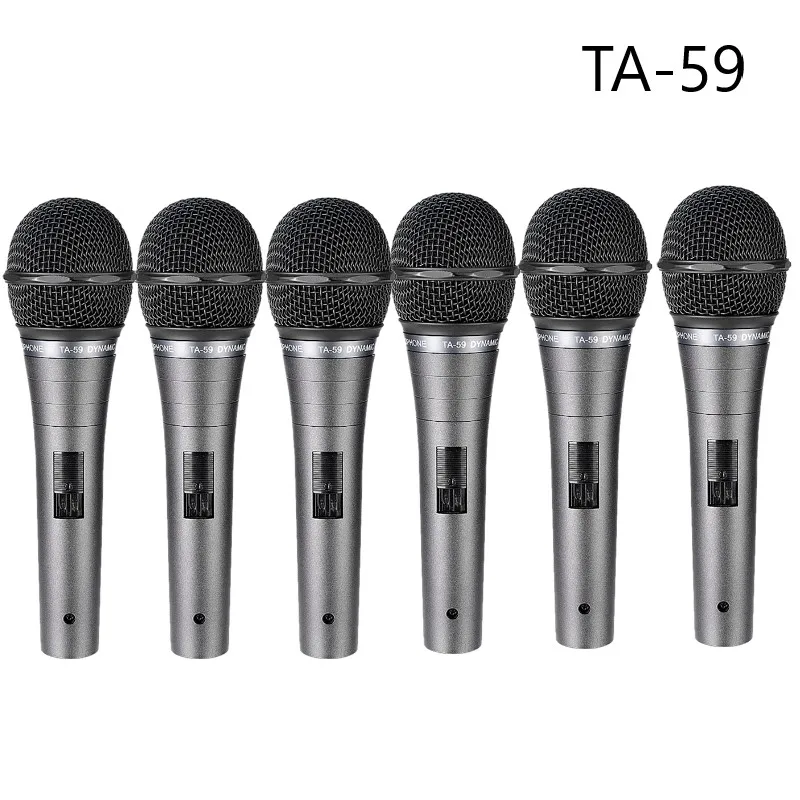 Динамический микрофон Takstar TA 59 6 шт./лот металлический строительный