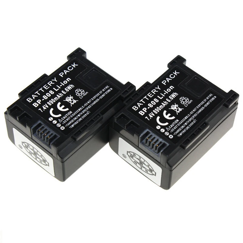 Digital Boy (5 шт./компл.) 2x BP-808 BP 808 BP808 литий-ионный Батареи для камеры Canon hfs30 hfm41 hfm400 +