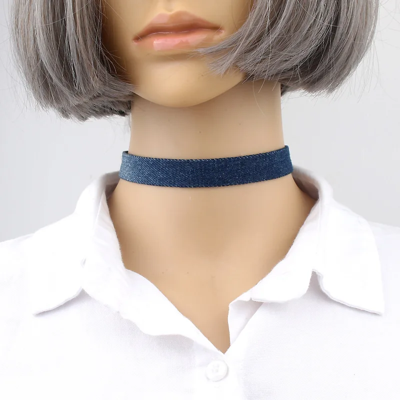 2017 популярное женское ожерелье чокер в стиле панк ювелирные изделия хлопковое