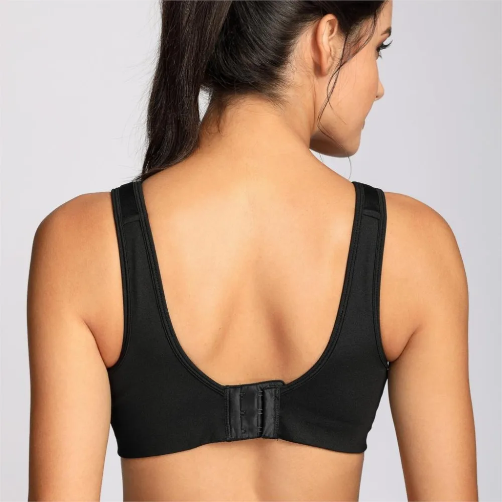 Women's High Impact Full Coverage Wire Free Non Padded Run Sports Bra