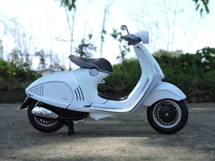Художественный Ретро стиль 1/12 специальный литой металл VESPA 946 мотоцикл Настольный дисплей Коллекция Модель