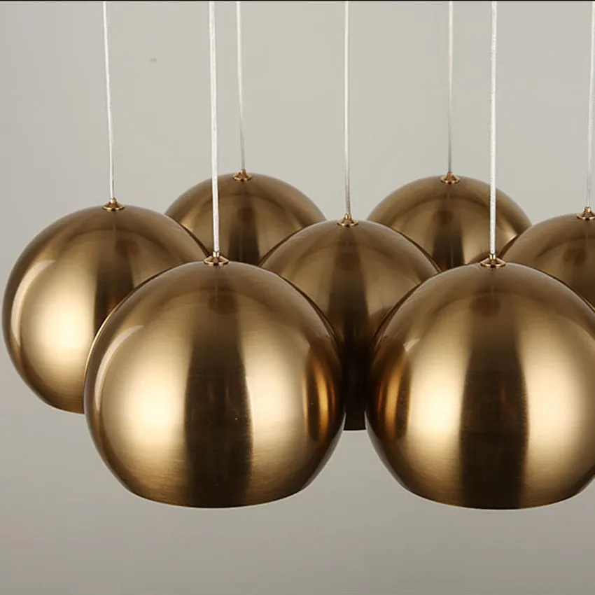 Новые высококачественные Ретро светодиодные подвесные светильники 1/3/5/7 головки