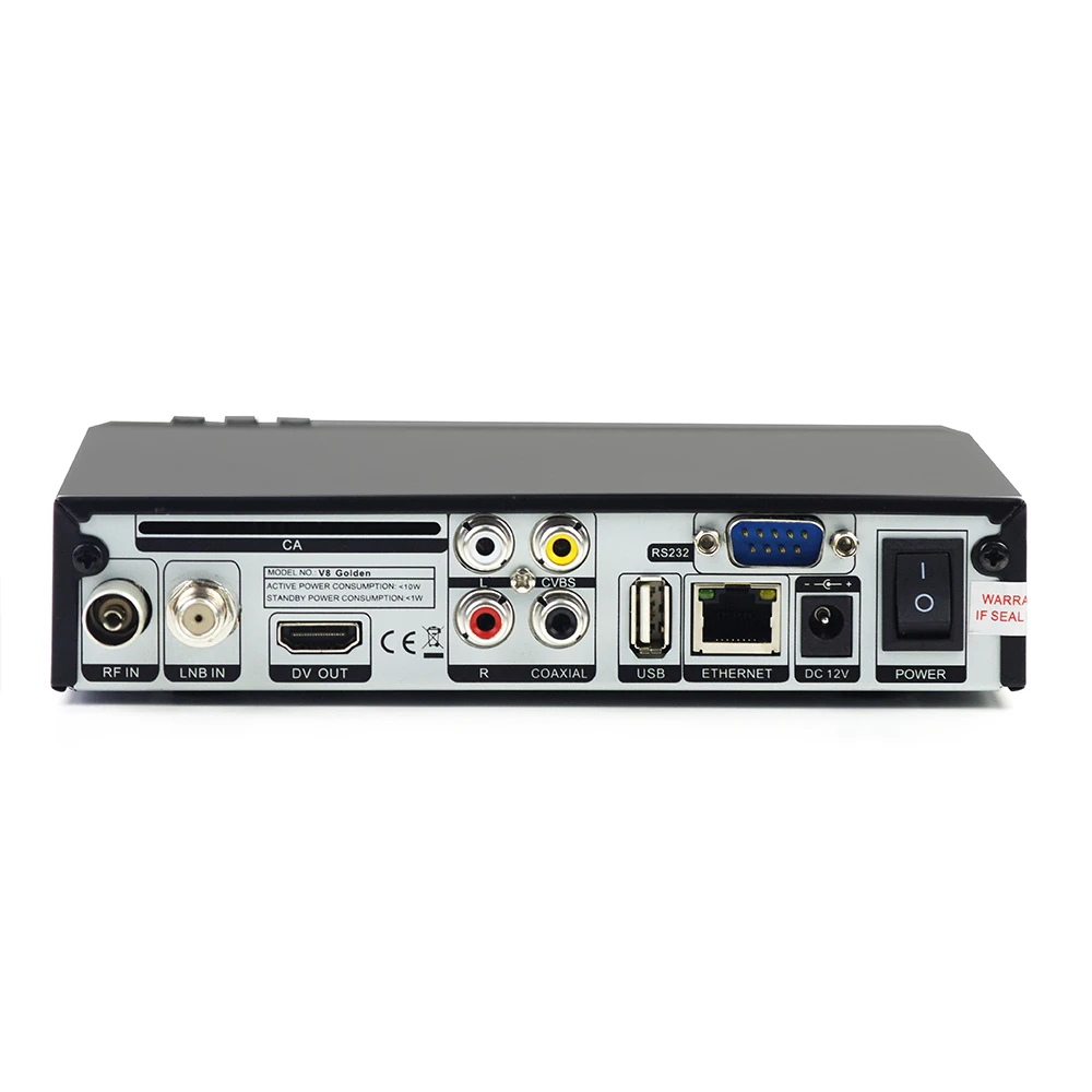 V8 Золотой спутниковый ресивер DVB-S2/DVB-T2 DVB-C Поддержка веб-ТВ IP ТВ Youtube Youporn хочеш powervu