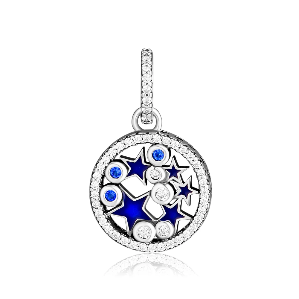 

CKK Night Sky Star Charms Fits Original Bracelets 925 Sterling Silver DIY Metal Beads for Jewelry Making Accessories kralen