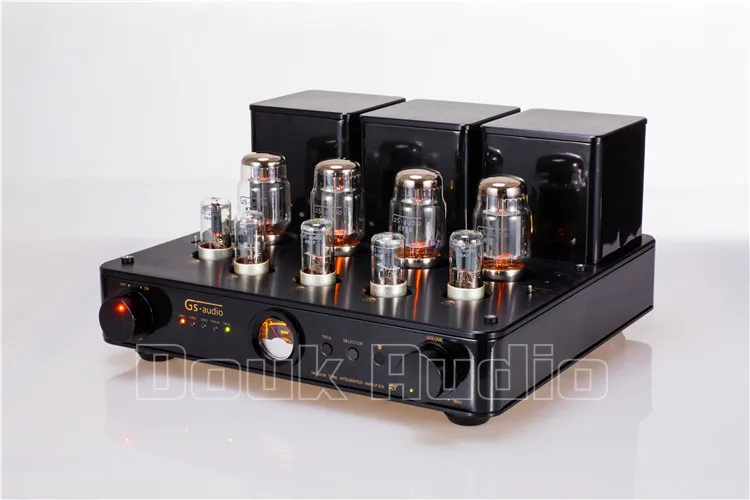 Douk аудио Hi-End KT88(EL34) Вакуумный ламповый усилитель стерео HiFi Встроенный усилитель мощности для наушников