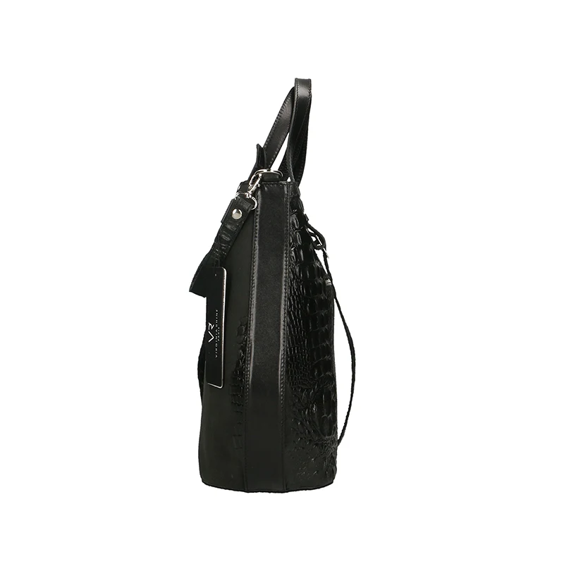 VR Bag For Women Fashion Shoulder Hobos In Genuine Leather Large Capacity Single Strap Zipper Closer 80046-1 | Багаж и сумки