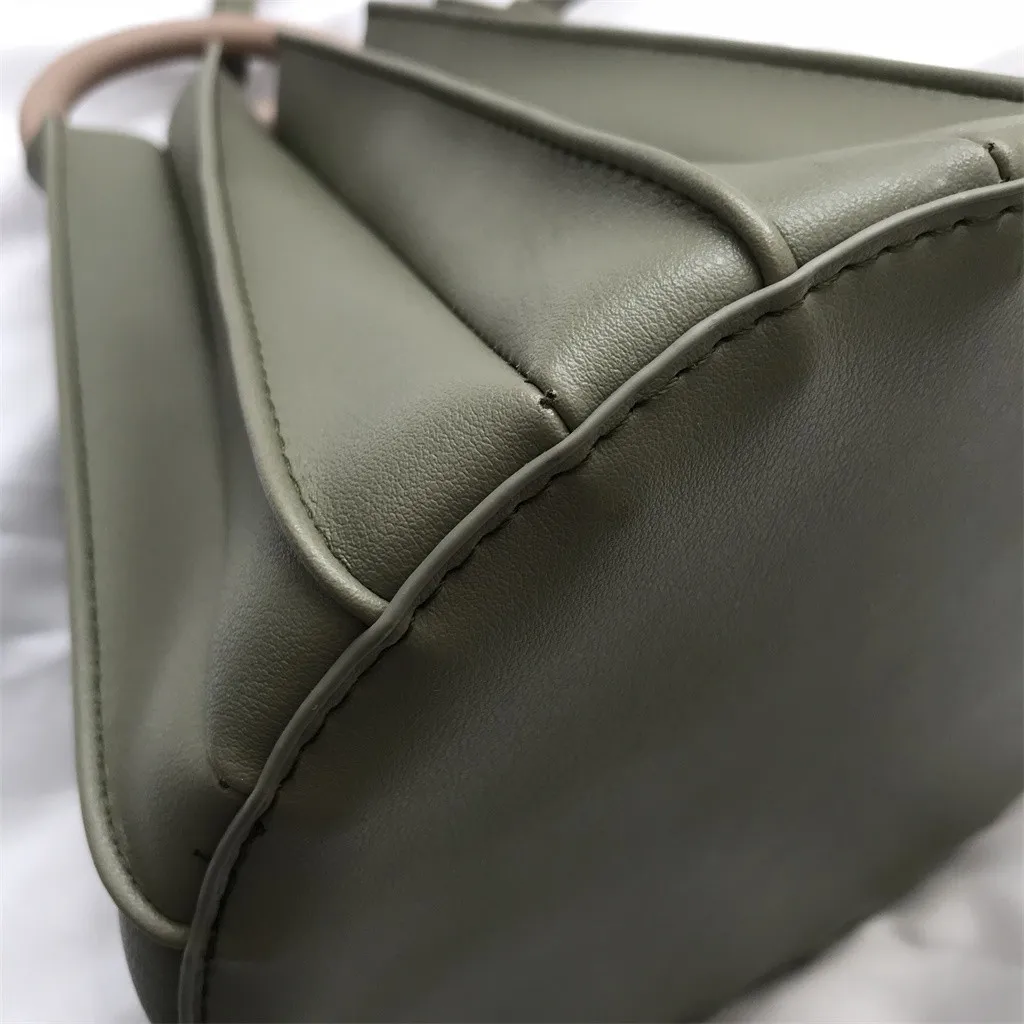 MOLAVE сумки твердые сумки для женщин Ретро чистый цвет кожаная сумка Bouffant Tote Сумка почтальон новая пляжная упаковка 9429