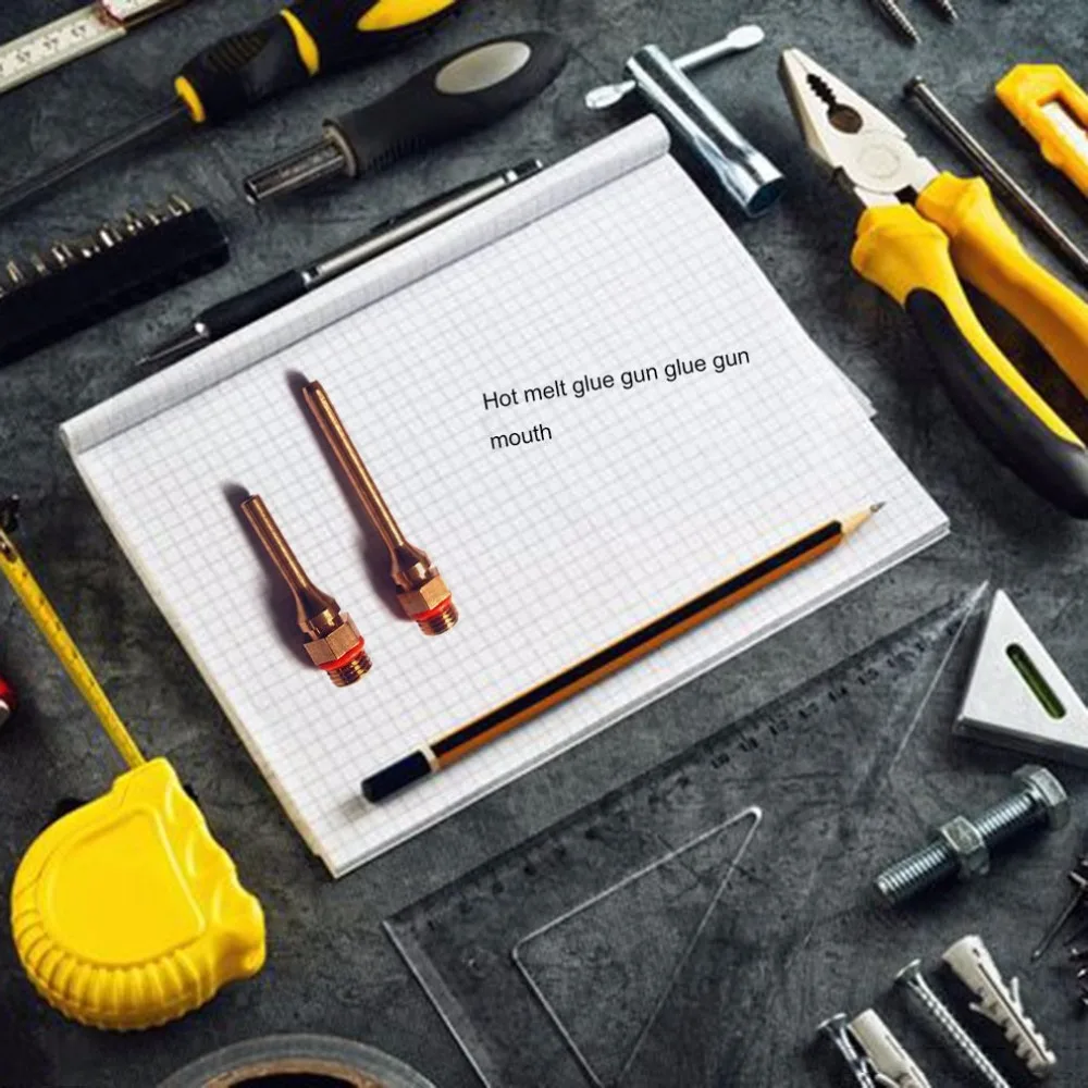 Анти-ржавчина металла горячего расплава клеевой пистолет Рот Медная насадка