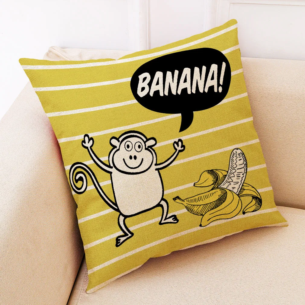 Хлопок лен квадратная форма домашняя декоративная наволочка для подушки