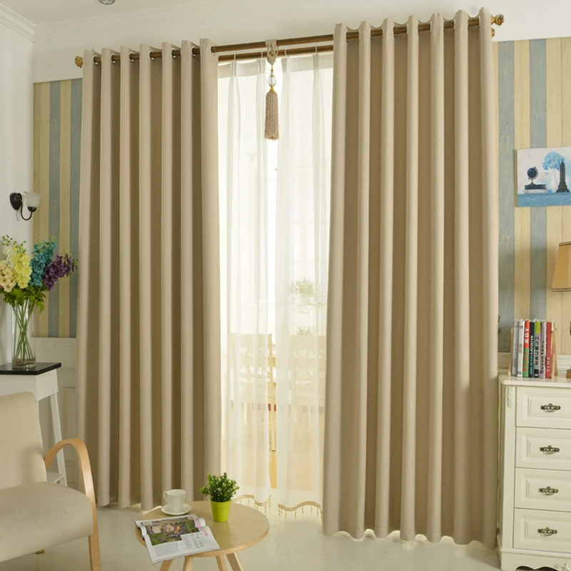 Толстая Белье Занавес Тепловой Изоляцией Плотные Шторы для Гостиной Спальни