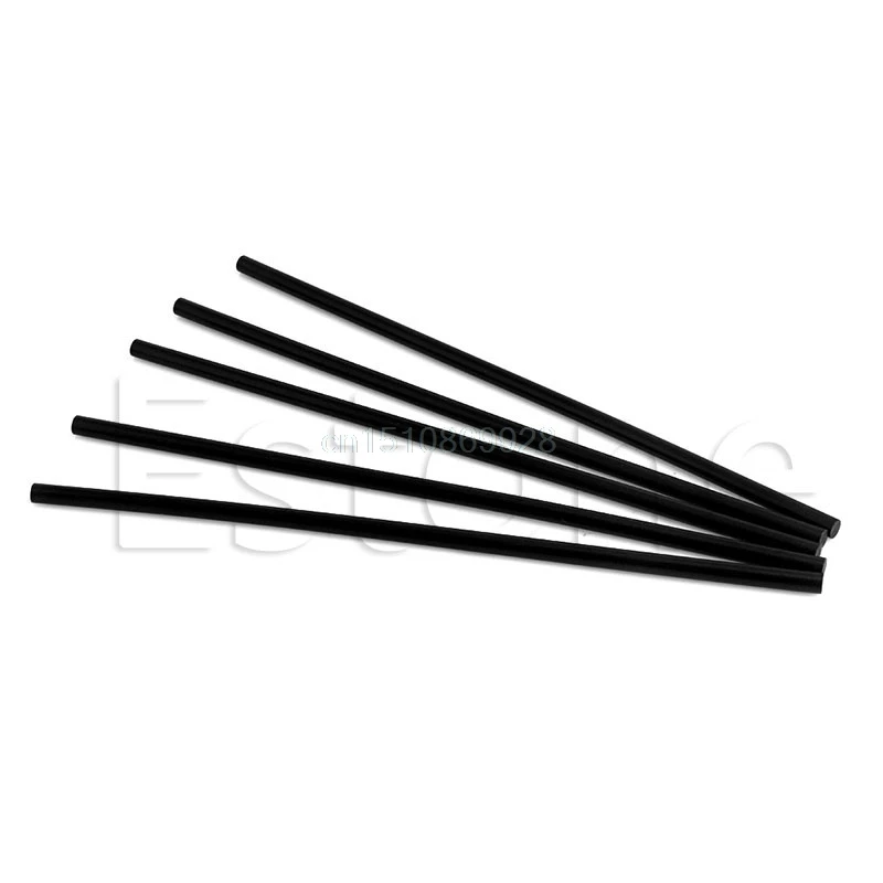 

5Pcs 7mm Black Melt Glue Stick For Electric Glue Gun Craft Repair M126 hot sale