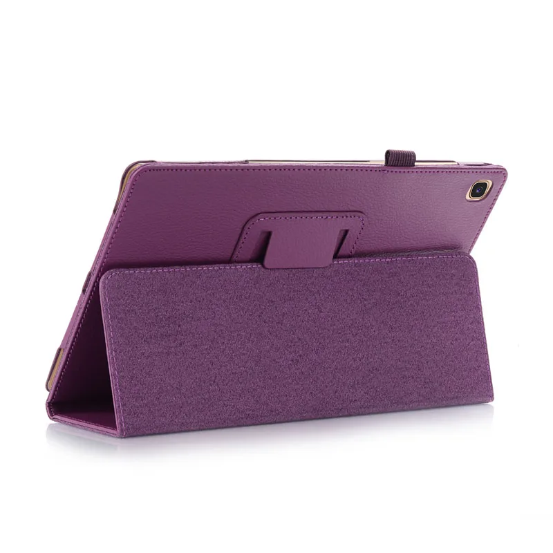 case Кожаный чехол с откидной крышкой и подставкой, Магнитный чехол для samsung Galaxy Tab S5e 10,5 T720 T725 SM-T720 SM-T725 - Цвет: case