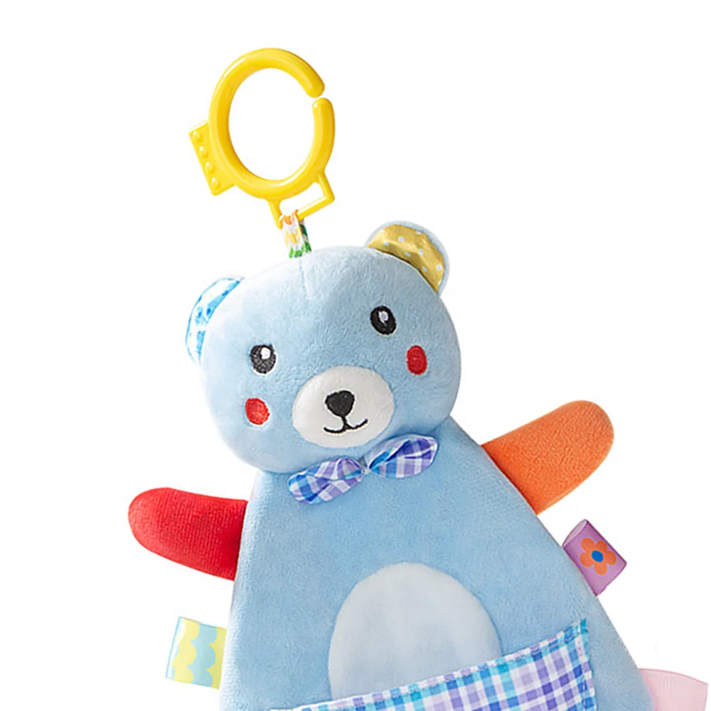 44*20cm Animal Appease Towel Cotton Cartoon Baby Rattle Bed Hanging Soft Teether Molars Doll New | Игрушки и хобби