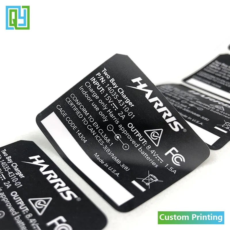 1000pcs 45.8x39.8mm Free Shipping Vinyl Sticker Printing Roll Waterproof Label Stickers Oil Proof Pvc PP Plastic Battery Labels