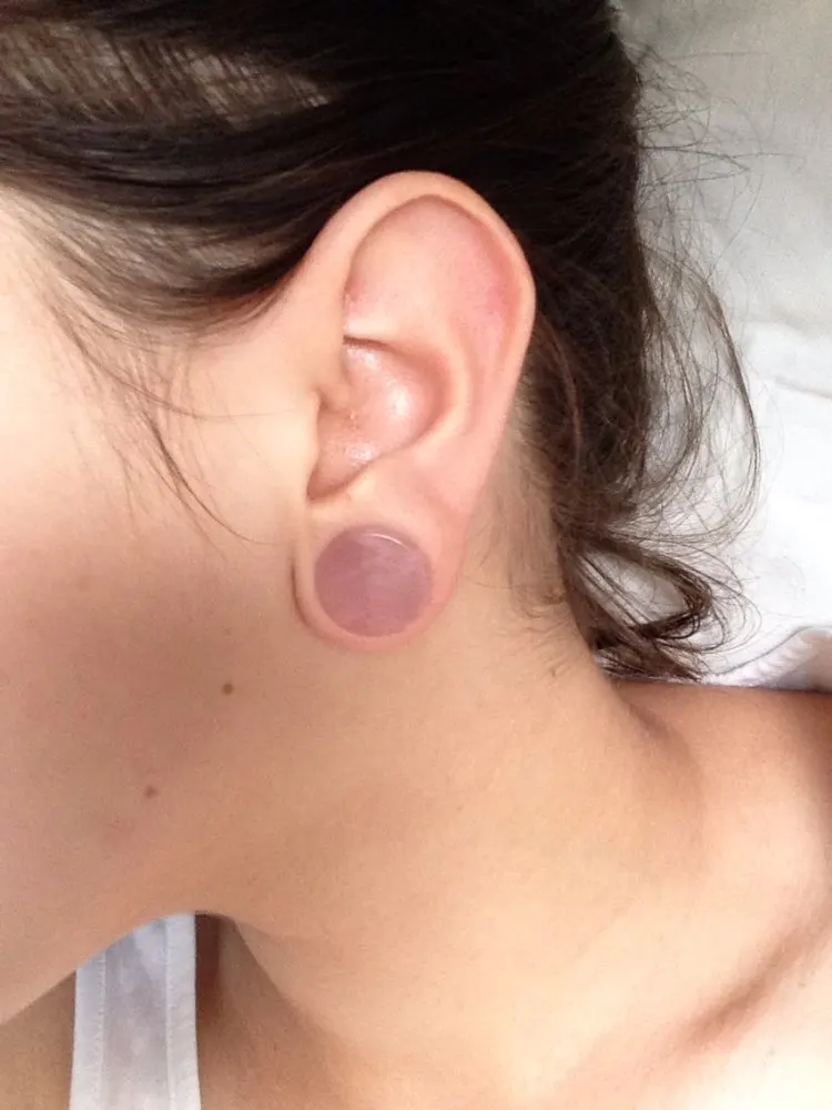 2 шт. модные розовые растягивающиеся носилки с натуральным камнем кольца для