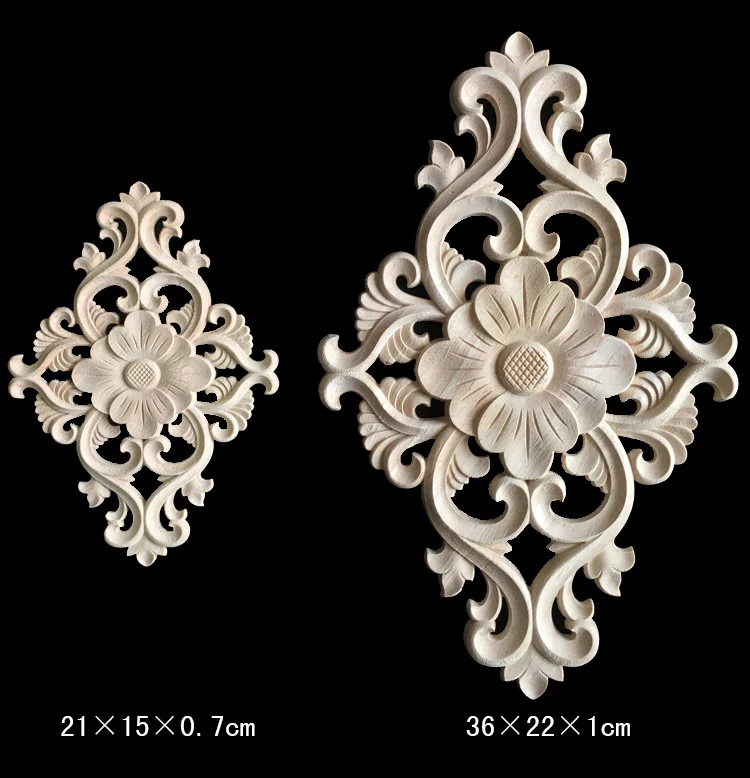 Натуральная резьба по дереву мебель для дверей шкафа декоративная деревянная