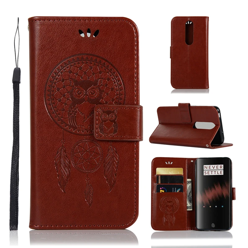 

For Cover OnePlus 7 Case Leather Dreamcatcher Wallet Flip 6.5" Phone Case for Oneplus 7 Cover For Oneplus 7 Case