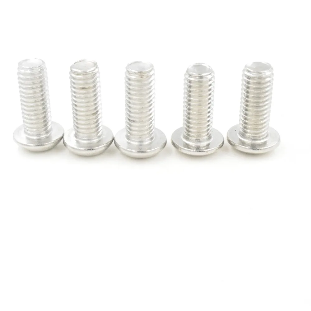 M8 Bolt Button Head Socket Screw 304 Stainless Steel M8*(10/12/16/20/25/30/35/40) mm 10pcs |