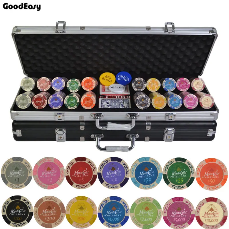 

100200300400500 шт./компл. Новое казино ТЕХАС ХОЛДЕМ Пшеница двухцветные чипсы с отделкой фишка для игры в покер с наклейкой набор с алюминиевой коробкой