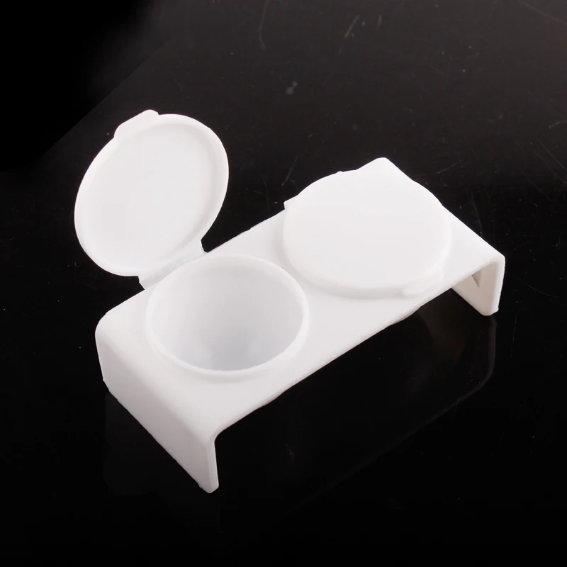 Two Port Double Cover Nail Products Dual Purpose Sealed Tools Wash Pen Box | Красота и здоровье