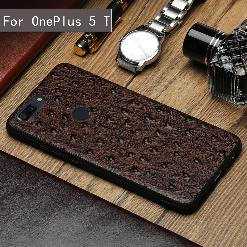 Wangcangli ostrich pattern чехол для мобильного телефона Oneplus 5 т T Чехол все включено мягкий 6 |