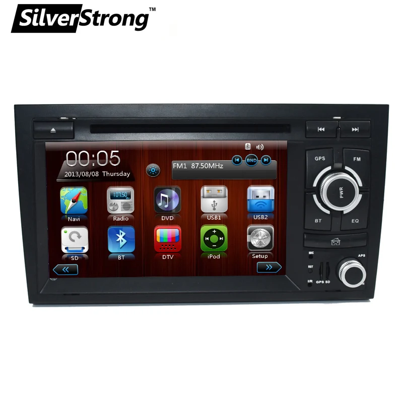 2Din автомобильный DVD для Audi A4 2002 2003 2004 2005 2006 2007 RDS FM AM BLUETOOTH S4 RS4 8E 8F RNS E IGO|2 din car dvd|car dvd2din