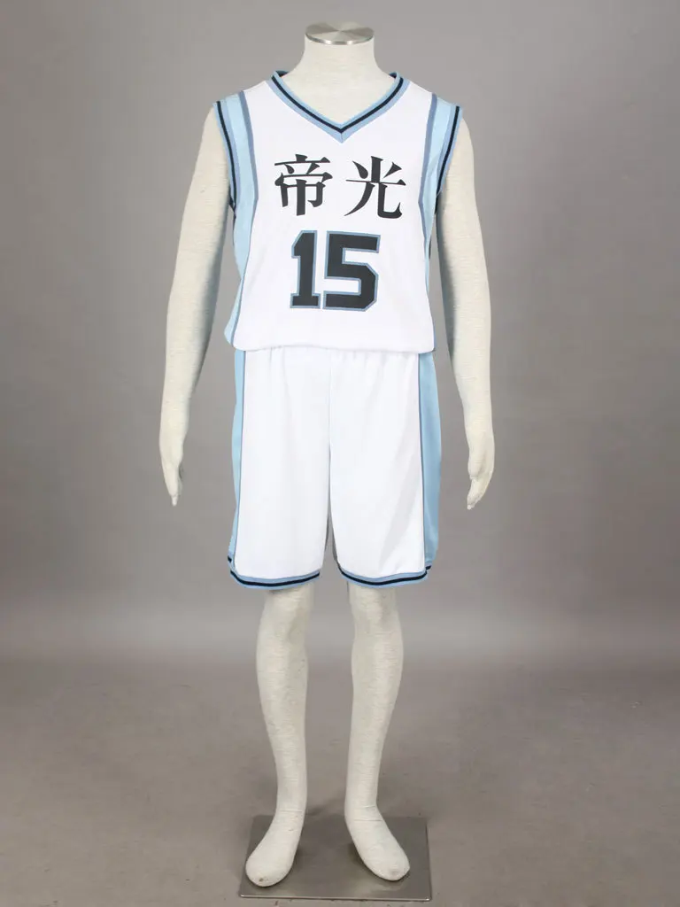 Баскетбольная Футболка Kuroko no basuke баскетбольная Kiseki Sedai Teiko #15 Tetsuya любой размер|kuroko cosplay|kuroko basukekuroko cosplay |
