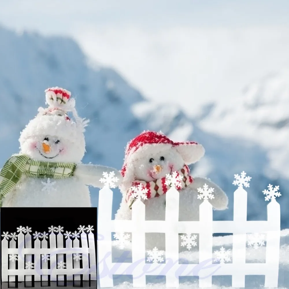 2 шт. Новогодние декоративные наклейки снежинки|decal|decal wall |