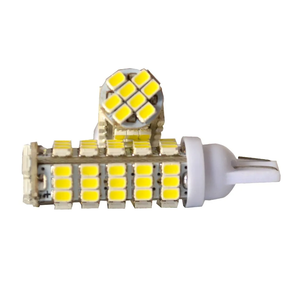 10pcs Super Bright T10 68 SMD 1206 LED 160MA 68smd 3020 W5W 194 927 168 Car auto Side Wedge Lamp Bulb License plate lights 12V | Автомобили