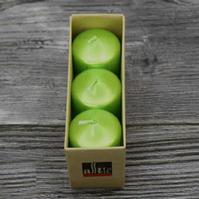 Light Green 3 шт./кор. золотой цвет свечи металла цвет подсвечник Столовая стол Свадебная вечеринка спиральные свечи воск для украшения - Цвет: Light Green
