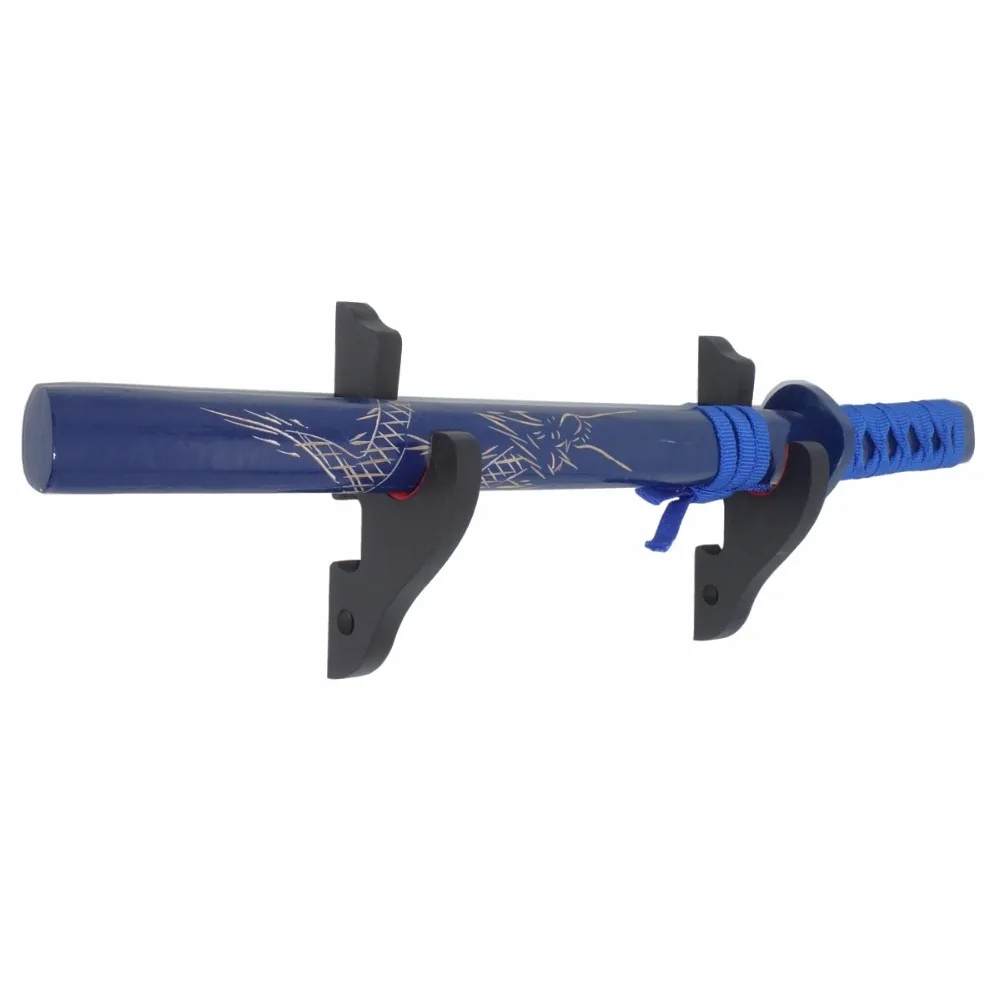 

Velvet Padded Sword Hook Wall Mount Samurai Sword Hanger Display Holder Adjustable for Katana Wakizashi Tanto Genji Sword