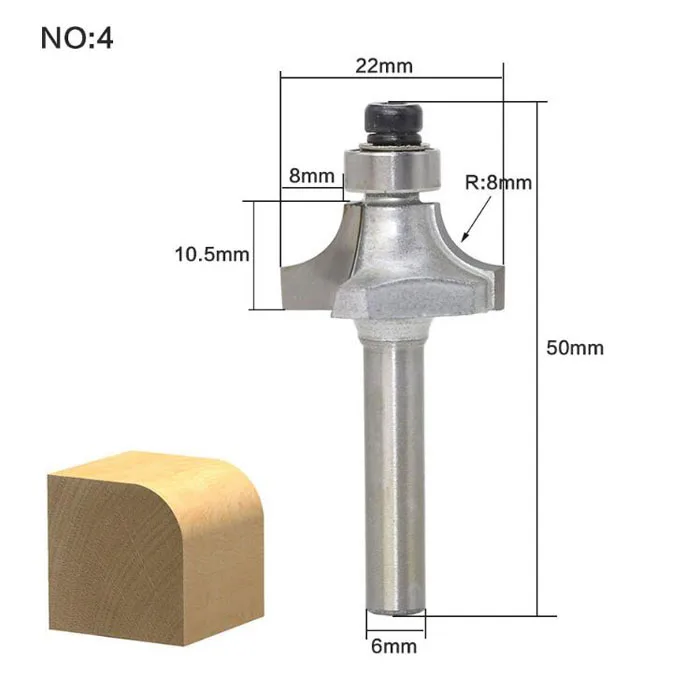 1 шт 6 мм хвостовик фреза &quotЛасточки хвост&quot резчик по дереву фрезерование для