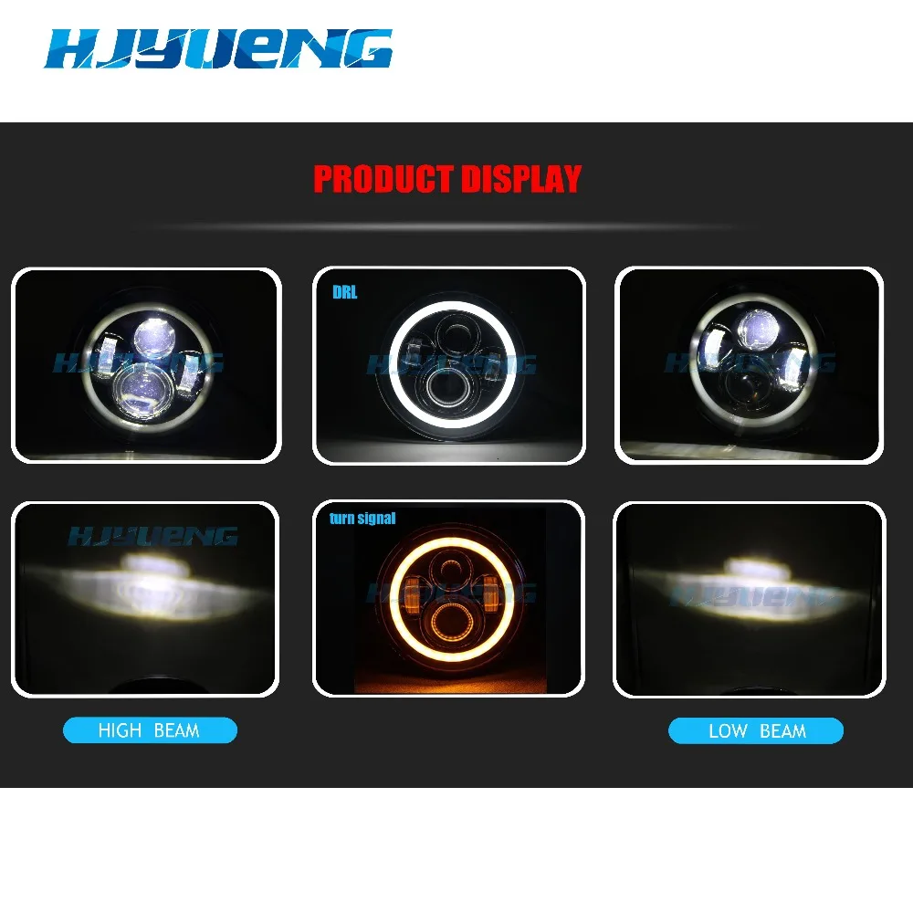 45 Вт автомобильный светильник для Лада Нива 7 ''светильник дальнего света