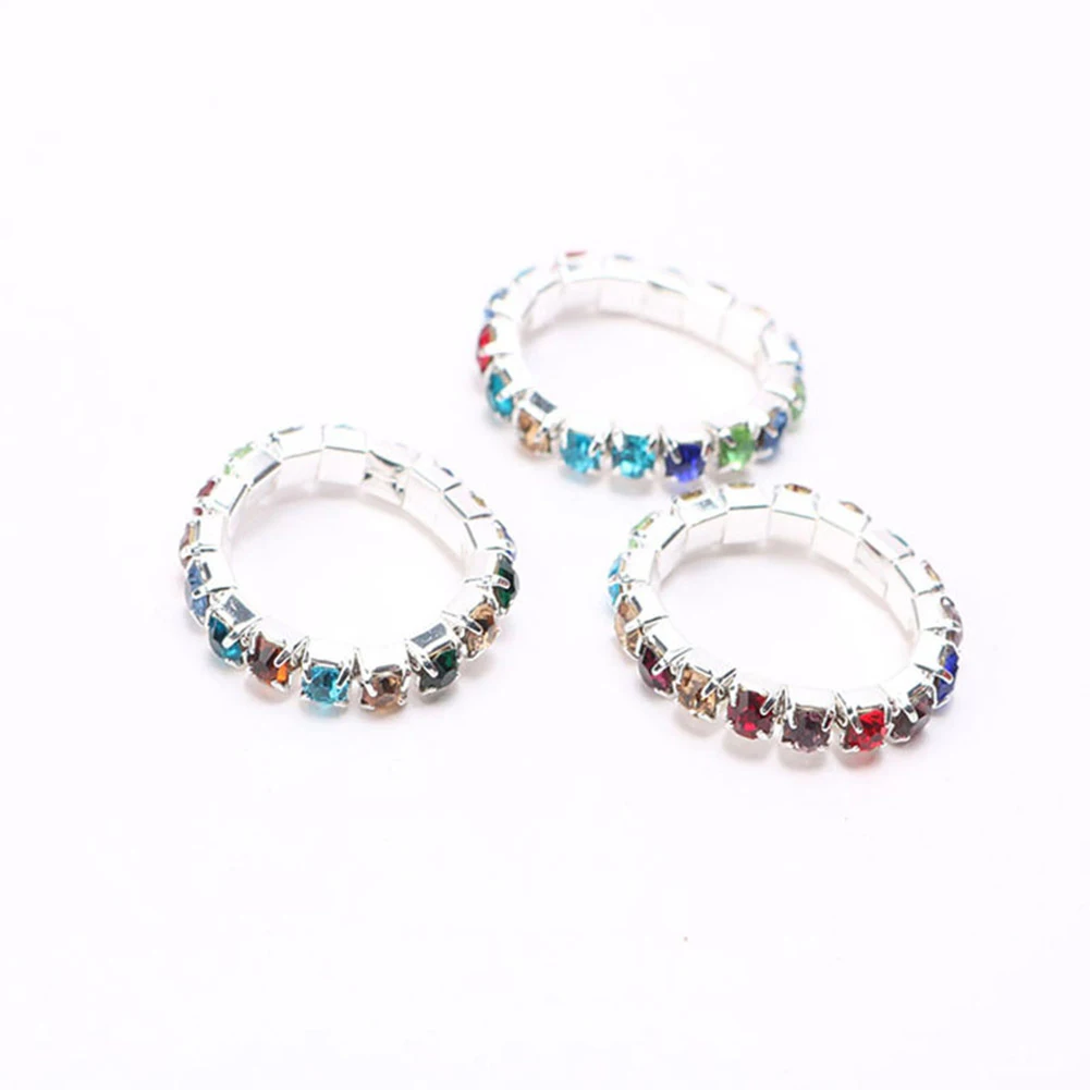 Женские кольца блестящие стразы эластичное кольцо ювелирные изделия 2018 новинка