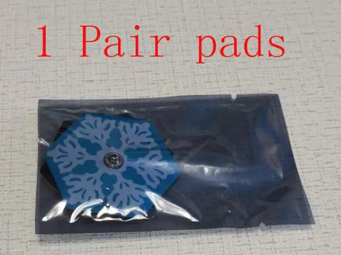 1Pair pads Умный мини мобильный телефон массажер Многофункциональный шейный позвонки тела портативный массажер - Цвет: 1Pair pads