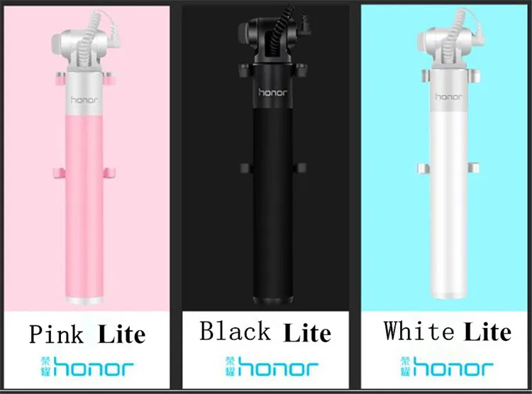 Оригинальная селфи-палка huawei Honor, монопод, проводная селфи-палка, выдвижная ручная палка с затвором для iPhone, Android, huawei, Xiaomi