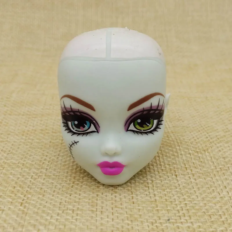 Мягкие DIY куклы головы для Monster High кукла BJD кукла практическая Монстр демон голова без волос куклы аксессуары - Цвет: 3