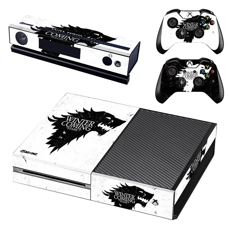 GSTM0425 X box one консоль кожа Виниловая наклейка s Pegatinas Adesivo Игра престолов наклейка для Xbox One консоль Kinect два контроллера - Цвет: GSTM0425
