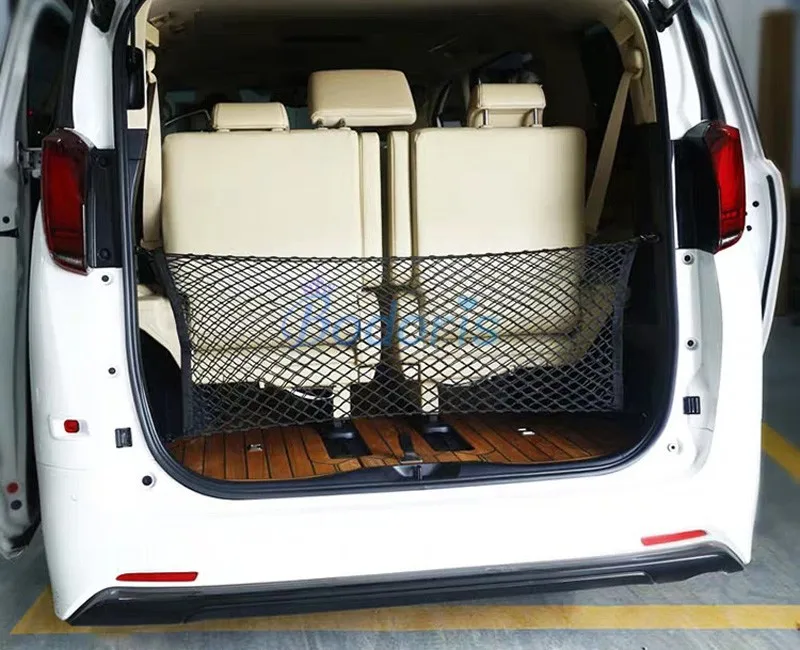 Для Toyota Vellfire Alphard, сумка для хранения автомобиля, грузовика, багажные сетки, крючки, органайзер, мусорный контейнер, эластичная сетчатая крышка, аксессуары
