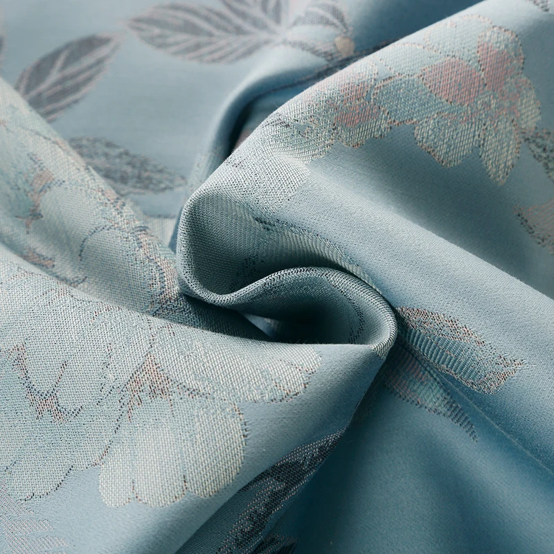 

100 Percent Egyptian Cotton Yarn Dyed Jacquard Pear Blossom Design Bedding set Sheets Duvet Cover Pillowcase Queen King Size
