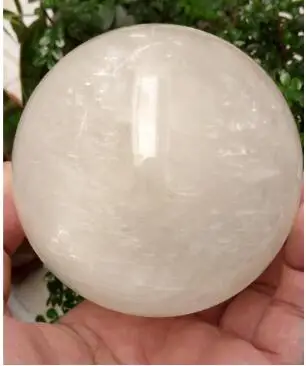 92 мм Природный кальцит белый кварц кристалл шар сферы исцеления | Дом и сад