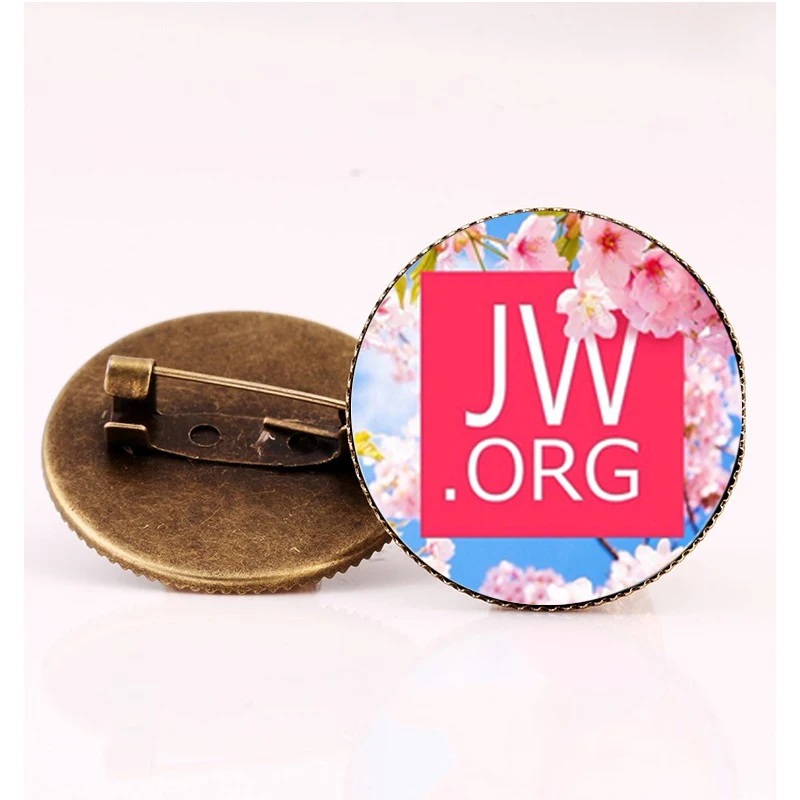 Suteyi JW.ORG заколки с изображением в стиле стимпанк значок на воротник стеклянная