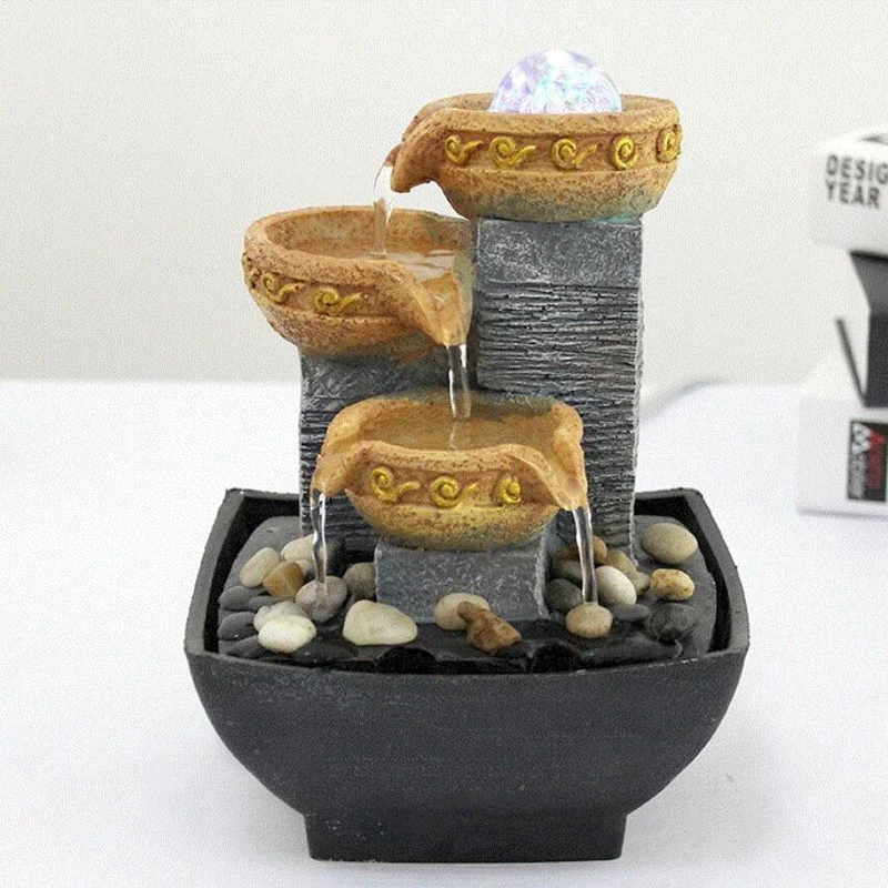 Фэн шуй фонтан на колесах водные особенности удачный персональный офис кабошон