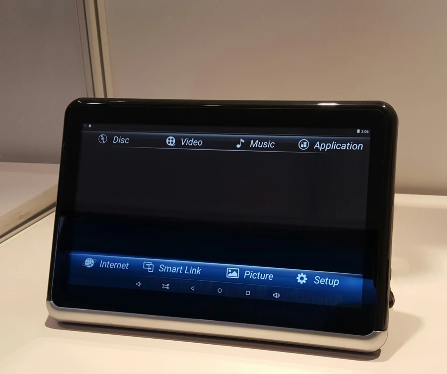 Elanmey 10,1 дюймов android 6,0 Автомобильный мультимедийный экран подголовник монитор портативный дизайн автомобиля многофункциональный видеоплеер с DVD