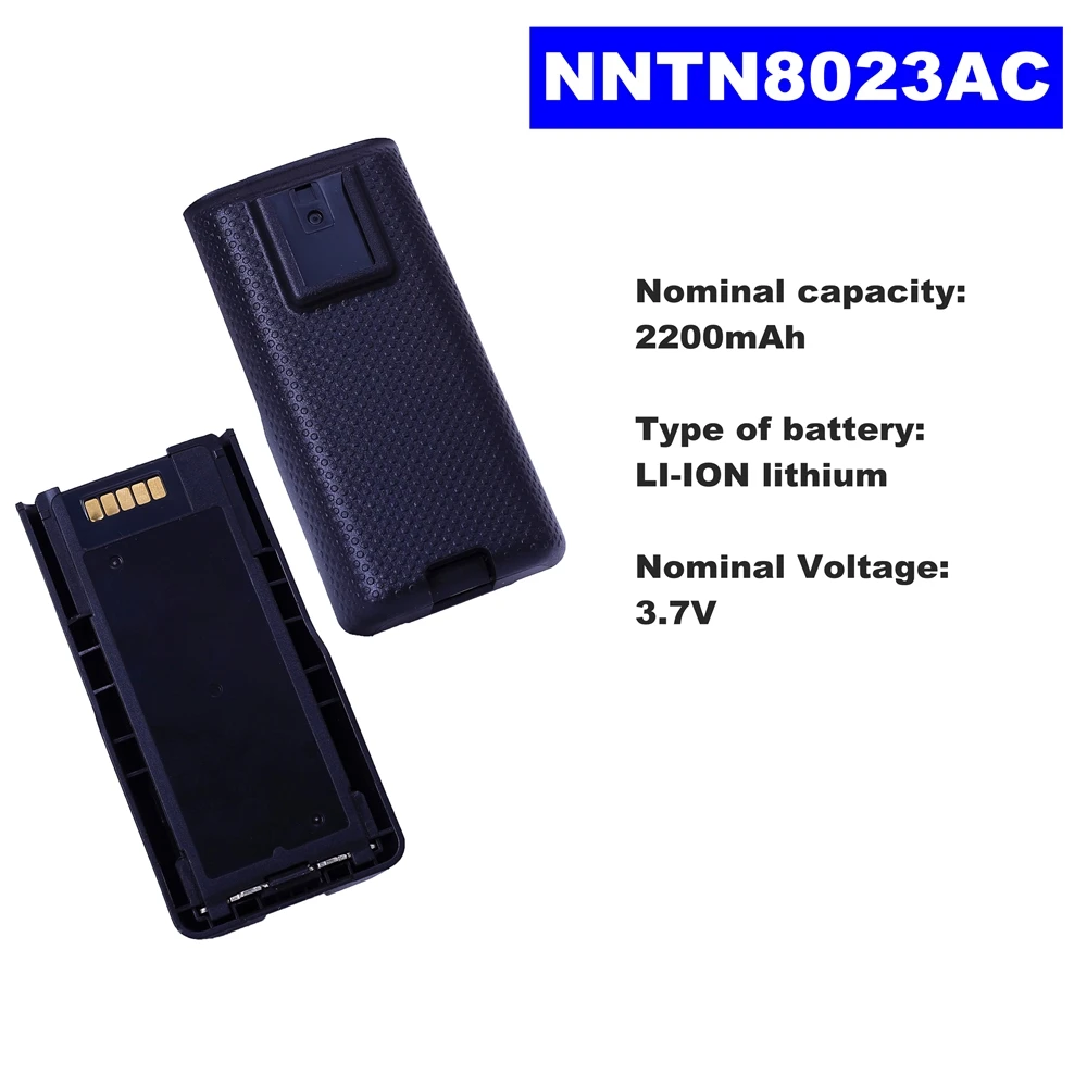 3 7 V 2200mAh литий ионный аккумулятор радио NNTN8023AC для Motorola Walkie Talkie MTP3100/3150/3250