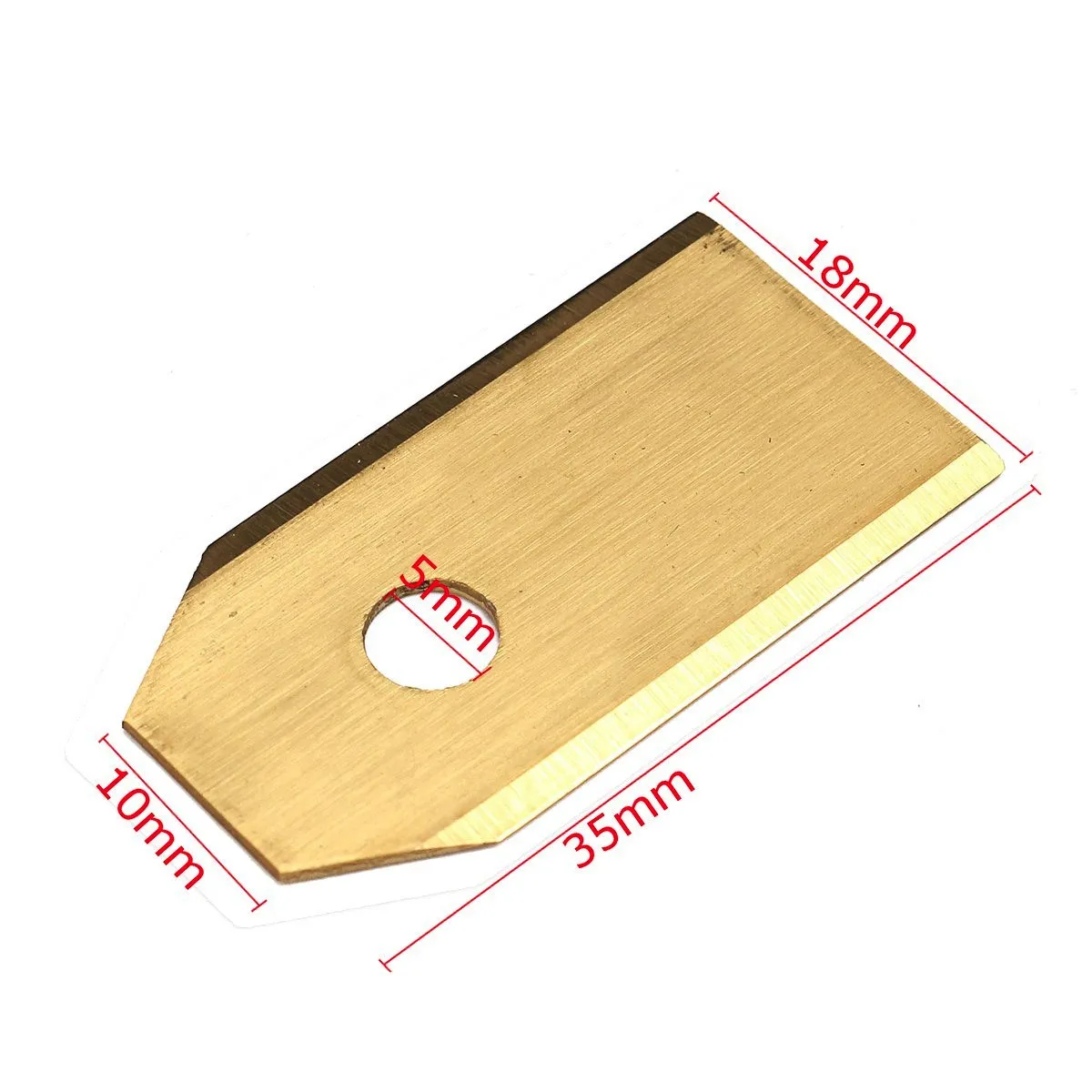 Высокое качество 18 шт титановое покрытие 0 75 мм набор лезвий газонокосилки для